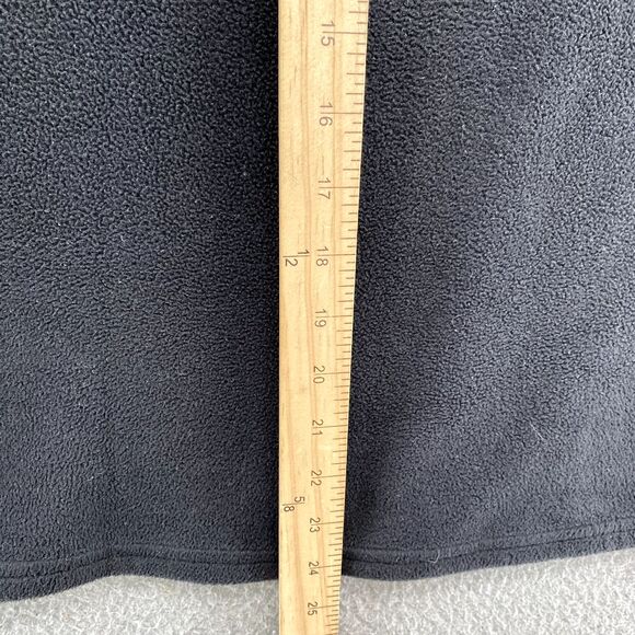 North Face Sweater Women Large Black Fleece Pullover 1/4 Zip Base Layer Gorpcore - Picture 9 of 11